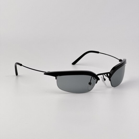 Prada PRB50S Rectangle Sunglasses – Black Frame Grey Lenses | Model 1AB3C2 main image 12
